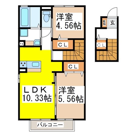 レザン・Mの物件間取画像